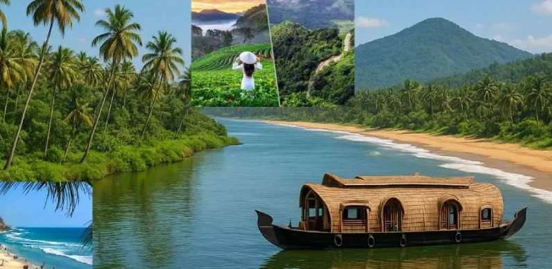 Kerala Hill Backwater & Beach Tour Package